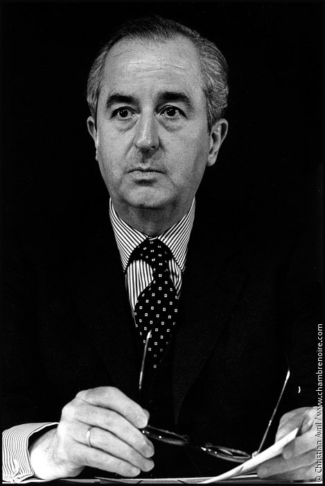 Edouard BALLADUR. journées parlementaires du RPR. Saint Germain en Laye. 26 mars 1987