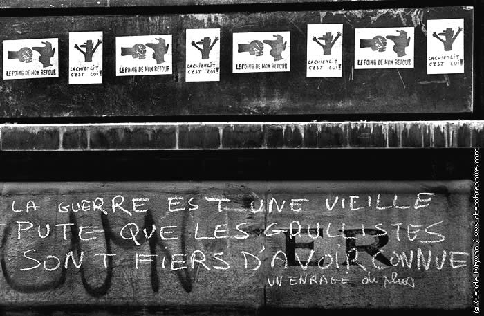 Grafitti boulevard Saint-Germain