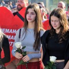 Hommage aux morts de la gare de Novi Sad, Serbie