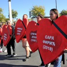 Hommage aux morts de la gare de Novi Sad, Serbie